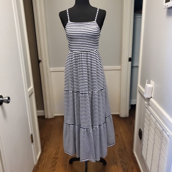 Cat & Jack Other - Cat & Jack Girl's Tiered Maxi Sun Dress XL (14/16) Spaghetti Straps Smocked